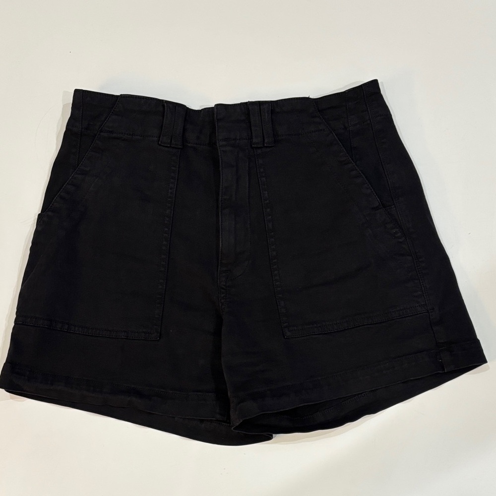 Pistola High Waist Black Shorts